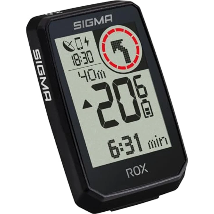 SIGMA ROX 2.0 Endurance Black | GPS Fahrradcomputer mit 26h Akkulaufzeit, kabellos, E-Bike kompatibel, inklusive OVERCLAMP Butler – Bild 5