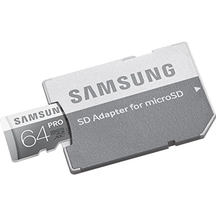 Samsung PRO Plus Micro SDXC 64GB bis zu 90MB-s lesen, bis zu 80MB-s schreiben, Class 10 Speicherkarte (inkl. SD Adapter), grau-weiß – Bild 5