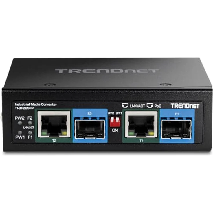 TRENDnet TI-BF22SFP, 2-Port Industrial SFP to Gigabit PoE++ Media Converter, langlebig und hochwertig – Bild 4