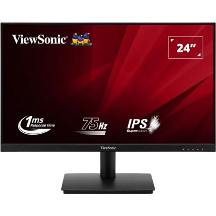 ViewSonic VA VA240-H-2 Computerbildschirm 60,5 cm (23.8") 1920 x 1080 Pixel Full HD LED Schwarz mit SuperClear IPS-Panel – Bild 1