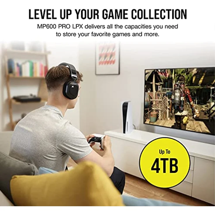 CORSAIR MP600 PRO LPX - SSD - 2TB - intern - M.2 2280 - PCI Express 4,0 x4 (NVMe) - 256-Bit-AES - integrierter Kühlkörper (CSSD-F2000GBMP600PLP) – Bild 5