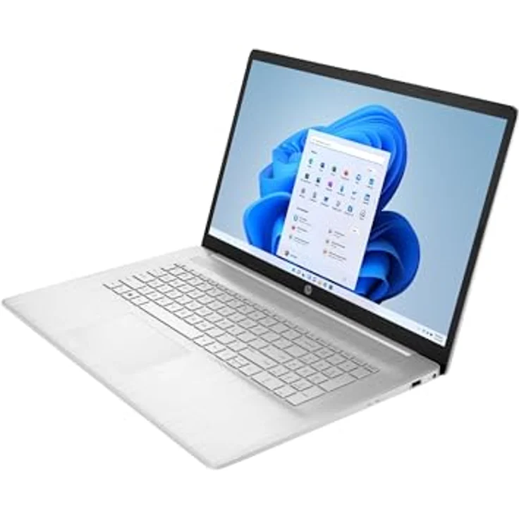 HP 17-cp2057ng, 17,3 Zoll Notebook mit AMD Ryzen 5 7520U, 1000 GB SSD, 16 GB RAM, Silber – Bild 1