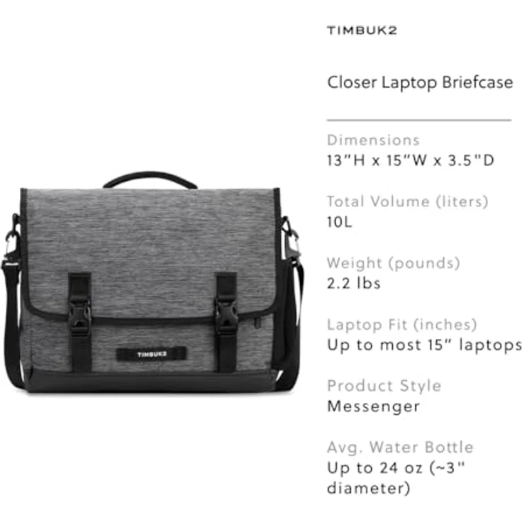 Timbuk2 Transit The Closer Aktentasche 39 cm Laptopfach (16.93"), Notebooktasche – Bild 3