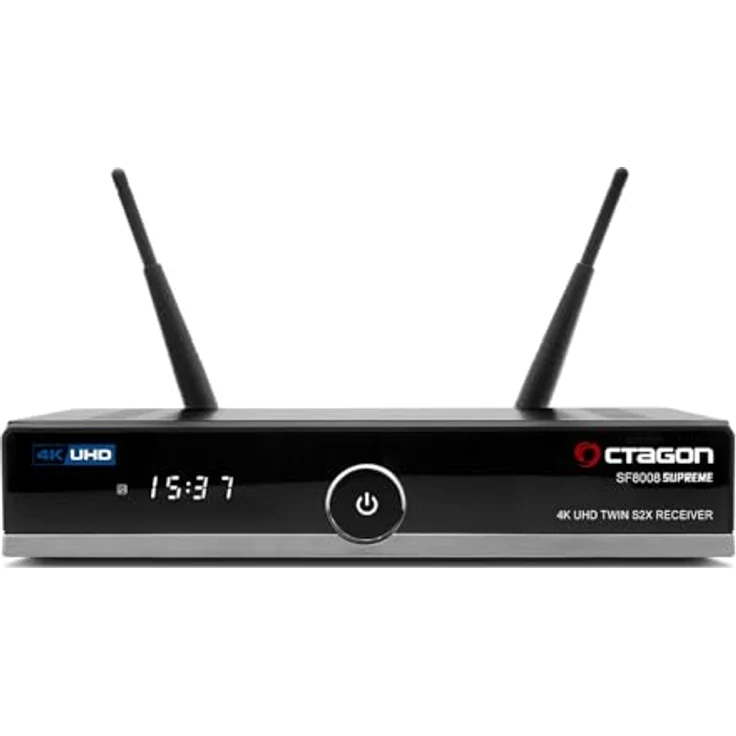 Octagon SF8008 V3 Supreme UHD 4K Twin Sat-Receiver, 256GB SSD, 2x DVB-S2X, Dual-Band WiFi, Schwarz – Bild 6