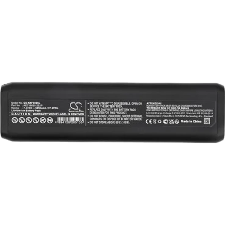 TCTK akkus Kompatibel mit [Konftel] 300M, 300MX, 300W, 300WX Ersetzt 900102095, Li18S, 5050mAh Kapazität, 7.4V Spannung, schwarz – Bild 5
