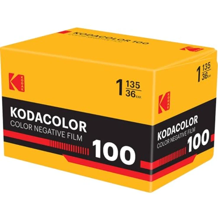 KODAK Eastman Kodacolor 100 135-format, Farbnegativfilm mit ISO 100, 36 Exposures, feines Korn und gesättigte Farben – Bild 2
