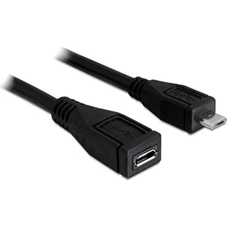 DeLOCK Kabel USB Verlängerung micro-B Stecker > micro-B Buchse 1 m (83248) – Bild 2