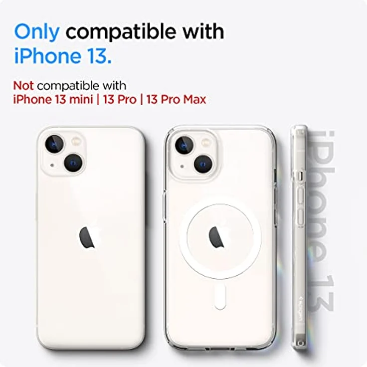 Spigen Ultra Hybrid MagSafe iPhone 13 White – Bild 2
