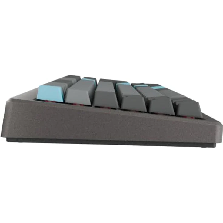 Ducky Cushion 98, 96% Gaming-Tastatur mit Shush Red Switches, RGB, US-Layout, Nickel, Hot-Swap, 2,4 GHz/Bluetooth/USB-C – Bild 4
