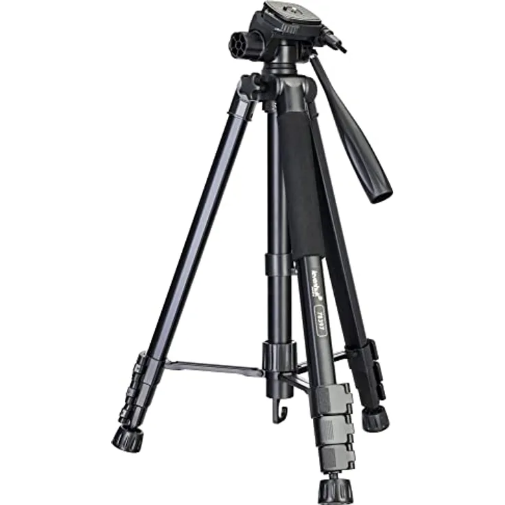 Levenhuk Level Plus VT10 2-In-1 Dreibein- Und Einbeinstativ-Set, Aluminium, 460—1760 mm Höhe, 360° Drehbarer Kopf, Wasserwaage, bis 2 kg - Kamera-Zubehör