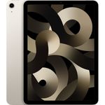 Apple iPad Air 2022 (5. Gen) (nur WLAN, 10.90", 256 GB, Starlight), Tablet, Weiss