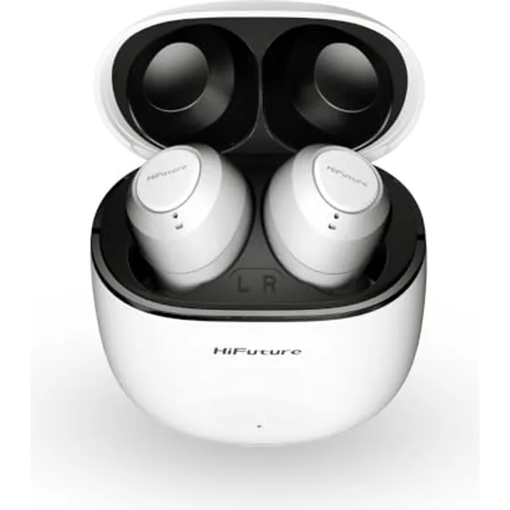 HiFuture OlymBuds3, TWS-Ohrhörer mit ergonomischem Design und Sprachassistenten, weiß