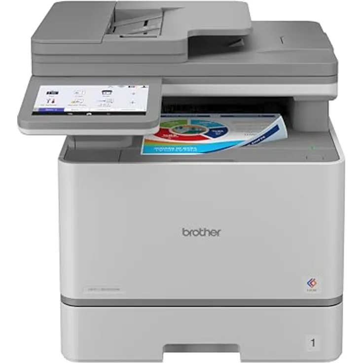 Brother MFC-L8970CDW, 4-in-1 Farblaser Multifunktionsdrucker mit bis zu 31 S./Min. Druckgeschwindigkeit, Duplex, WLAN & 250 Blatt Papierkassette
