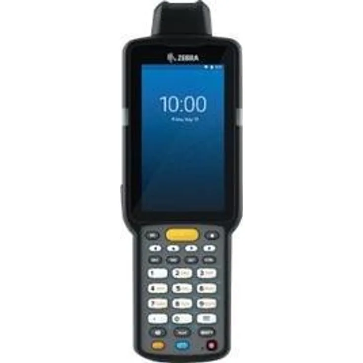 Zebra MC3300x, Barcode-Scanner mit 10,2 cm (4 Zoll) LED-Display, 4 GB RAM, 32 GB erweiterbarem Speicher, Schwarz