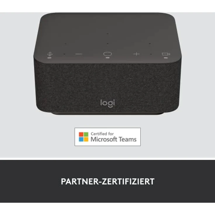Logitech - Logi Dock, All-in-One USB C Laptop- Dockingstation, Lautsprecher, Noise Cancelling Mikrofone, Bluetooth, HDMI, für Windows/macOS, zertifiziert für Microsoft Teams - Graphit – Bild 2
