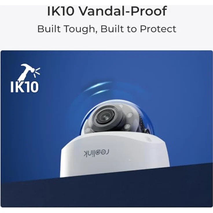 Reolink P437 PoE Cam, Netzwerkkamera, Weiss mit 8MP Super HD & kristallklarer Nachtsicht – Bild 2