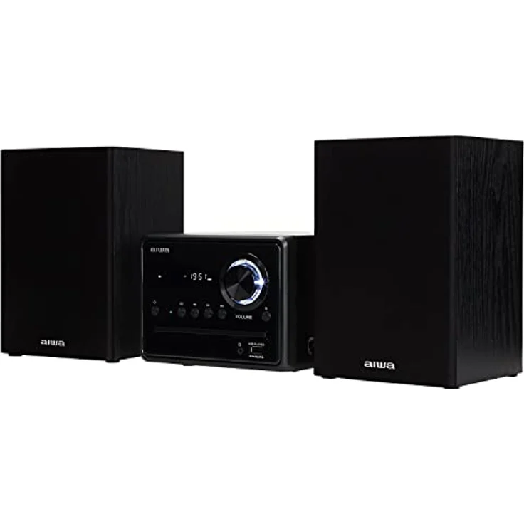 Aiwa MSBTU-300 schwarz Micro-HiFi-System 20W mit Bluetooth, CD, USB, FM-Radio, C – Bild 4