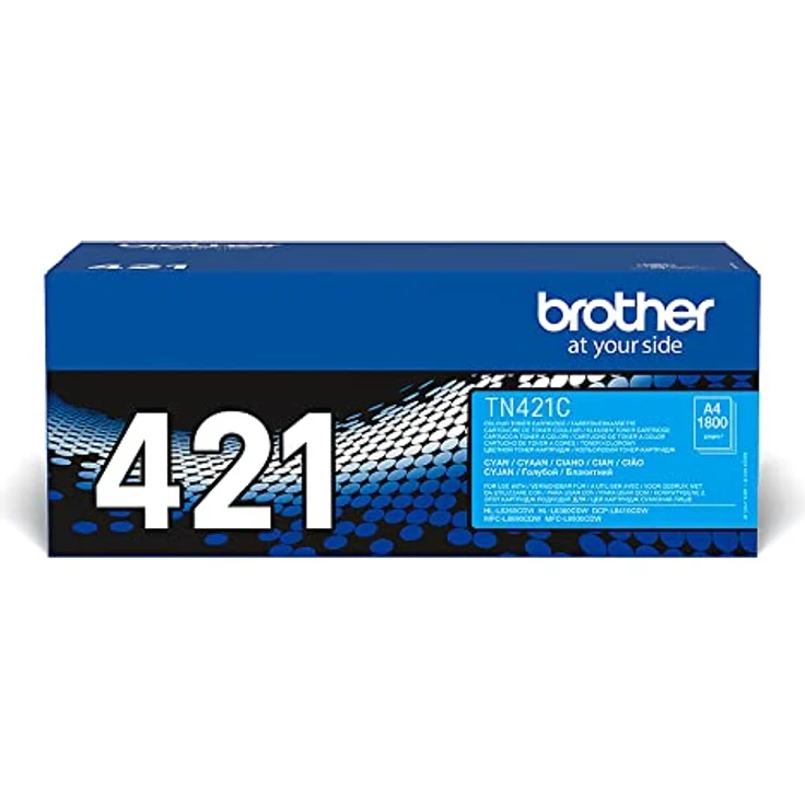 Brother Original Tonerkassette TN-421C cyan (für Brother HL-L8260CDW, HL-L8360CDW, DCP-L8410CDW, MFC-L8690CDW, MFC-L8900CDW) – Bild 2