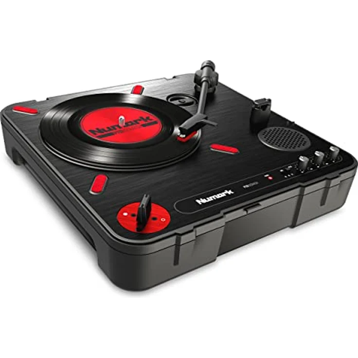 Numark PT01 Scratch, Plattenspieler, Rot, Schwarz – Bild 1