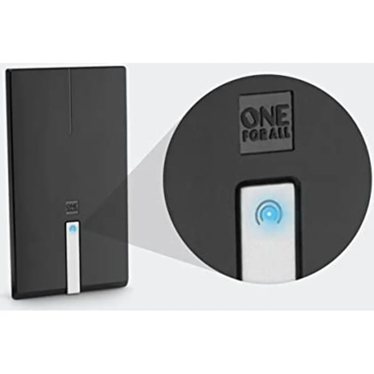 One for All for All – 3G/4G/5G-blockfilter - DVB-T2 Zimmerantenne Digital-TV 4K Ultra HD Signal Clear-Technologie 0 bis 25 km Reichweite Schwarz SV9425-5G, bunt – Bild 4