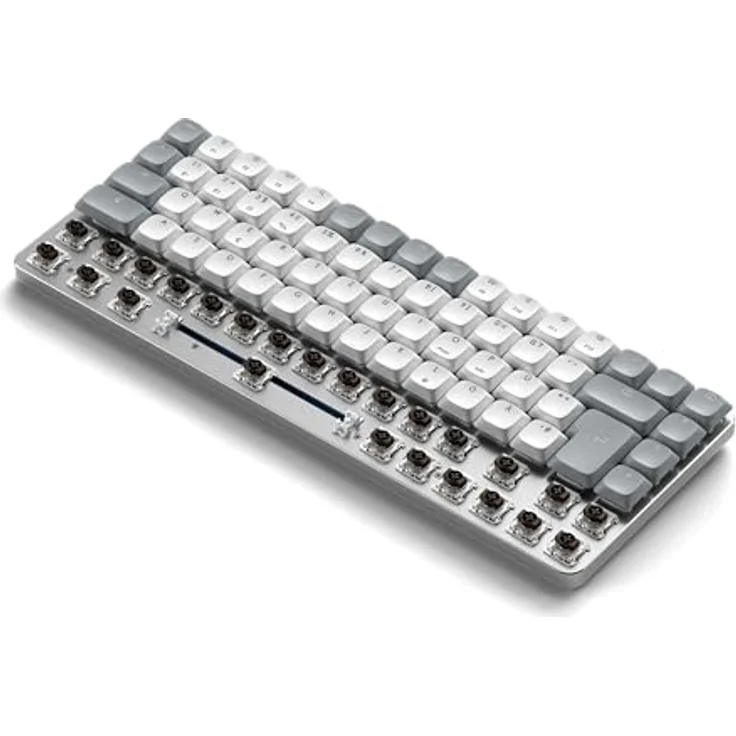 Satechi SM1 Slim ST-KSM1LT-DE, Tastatur ohne Ziffernblock, Deutsch Layout, GrauChrom, kompatibel mit Mac/Windows – Bild 3