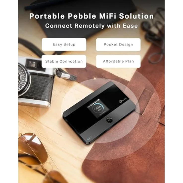 TP-Link M7350 mobiler 4G/LTE MiFi Dualband WLAN Router (UK Version - nicht für Deutschland) – Bild 3