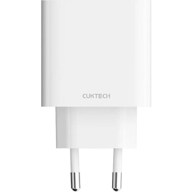 CUKTECH A19, 30W USB-A + USB-C Wandladegerät mit Schnellladefunktion, weiß