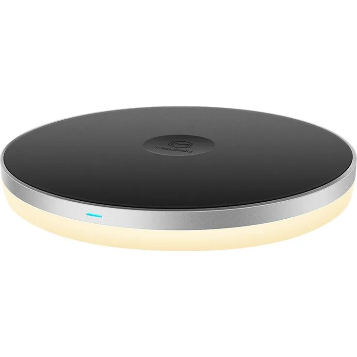 MCDODO Wireless Charger Dream 10W Black with Night Light - Kabellose Ladestation für Handys