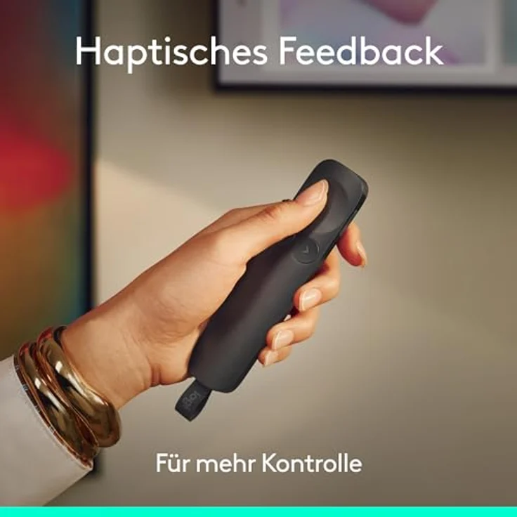 LOGITECH Spotlight 2 Presenter, fortschrittliches Präsentationsgerät mit haptischem Feedback, digitale Highlight-Funktionen, Farbe Sand – Bild 3
