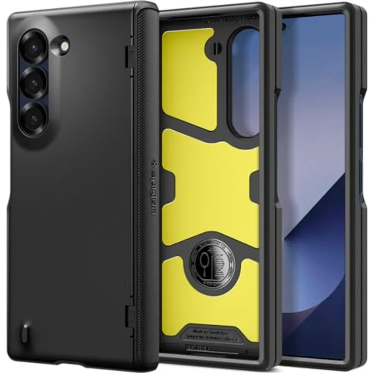 Spigen Slim Armor Pro Hülle Kompatibel mit Samsung Galaxy Z Fold 6 -Schwarz [Scharnierschutz] – Bild 1