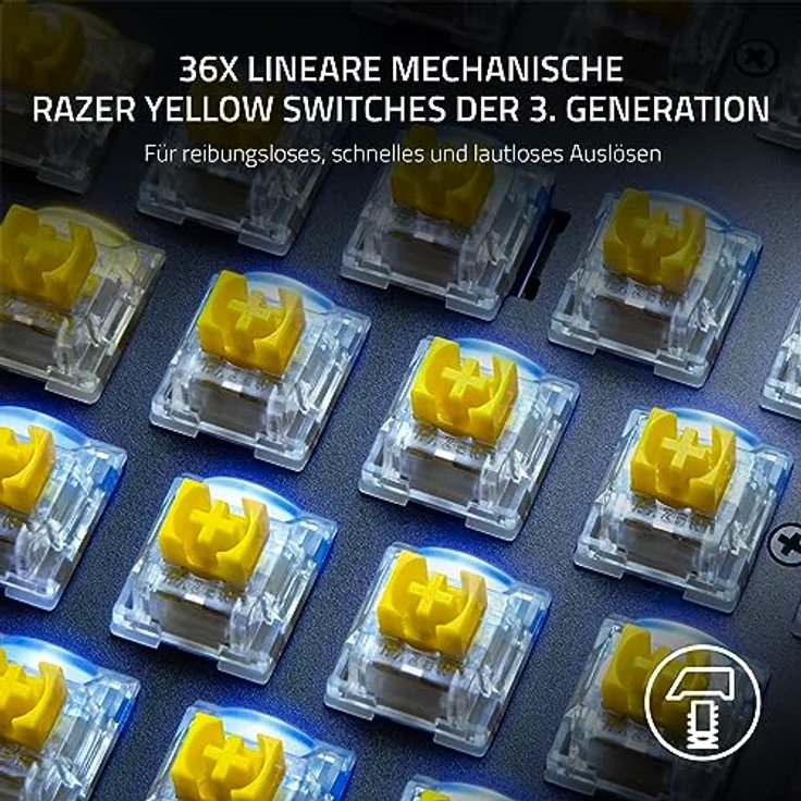 Razer Mechanical Switches Pack – Yellow Linear Switch – Bild 2