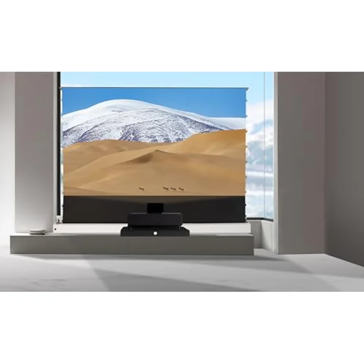 Celexon UST Hochkontrast Bodenscheren Leinwand - HomeCinema Plus, 92" weiß (16:9), Leinwand, Weiss – Bild 5