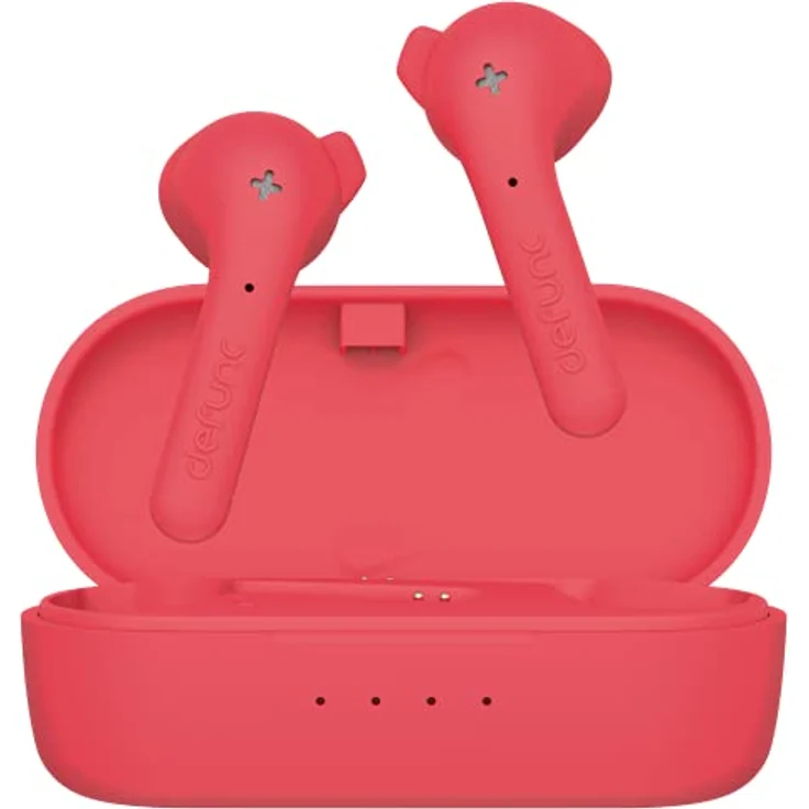 Defunc True MUSIC Wireless InEar-Kopfhörer mit integriertem Mikrofon, Rot – Bild 4