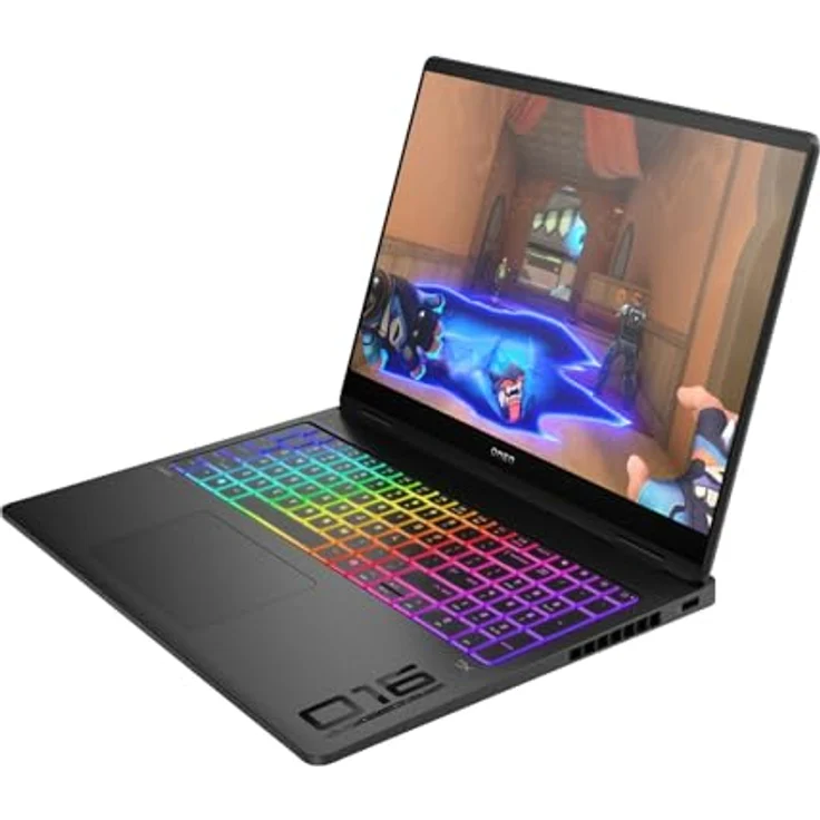 HP Omen MAX 16-ah0196ng, Gaming Laptop mit Intel Core Ultra 9, 16" WQXGA Display, 64 GB RAM, 2 TB SSD, Schwarz – Bild 3