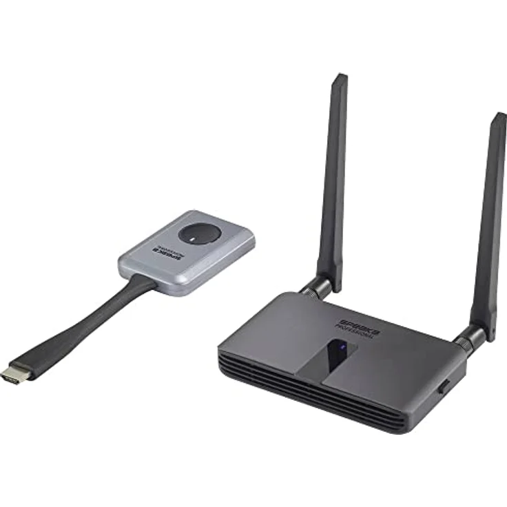 SpeaKa Professional SP-WTR-400 HDMI-Funkübertragung (Set) 30 m 2.4 GHz, 5 GHz 1920 x 1080 Pixel Sichere Funkübertragung – Bild 1