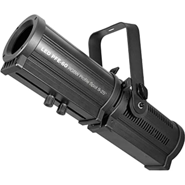 EUROLITE LED PFE-60 RGBW Profile Spot 9-25° | Profil-Scheinwerfer, 80-W-4in1-LED (RGBW), manueller Zoom, Blendenschieber – Bild 5