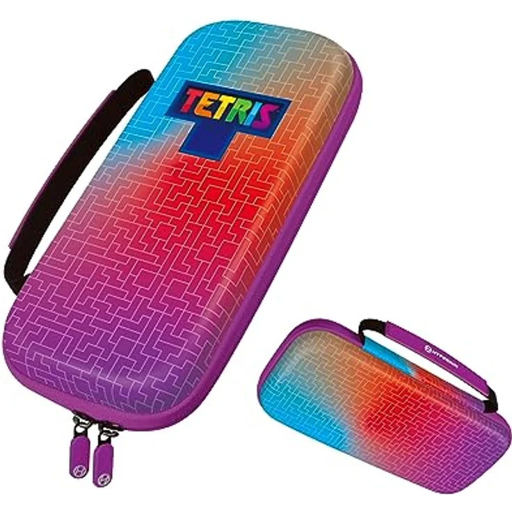 Hyperkin Offizielle Tetris® Eva-Hartschalen-Tragetasche für Switch® OLED Modell/Nintendo Switch® (Hyper Gradient), Hyper Gradient, Klassisch-Meets-Modern. – Bild 3