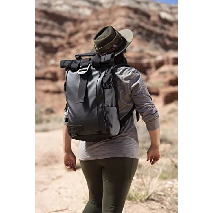 Wandrd THE PRVKE 21 Liter, Fotorucksack mit versiegelten Reißverschlüssen, höhenverstellbarem Rolltop und versteckter Tasche, Beige – Bild 7