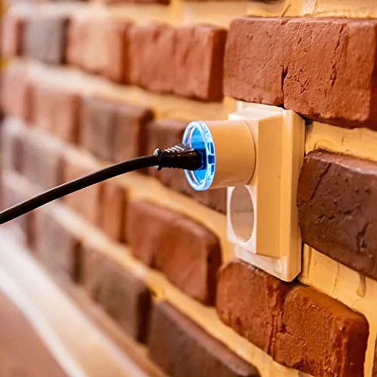 Shelly Plus Plug S - Intelligente Steckdose Funktioniert mit Alexa & Google Home, programmierbare Steckdose mit Sprachsteuerung, Bluetooth und Wi-Fi-Gerät zur Automatisierung von Geräten Strommessung – Bild 4