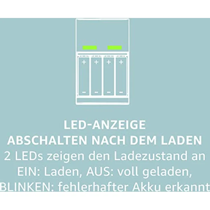 Panasonic Ladegerät Basic Charger BQ-CC51 inkl. 4 eneloop AAA (K-KJ51MCC04E) - Preisvergleich – Bild 6