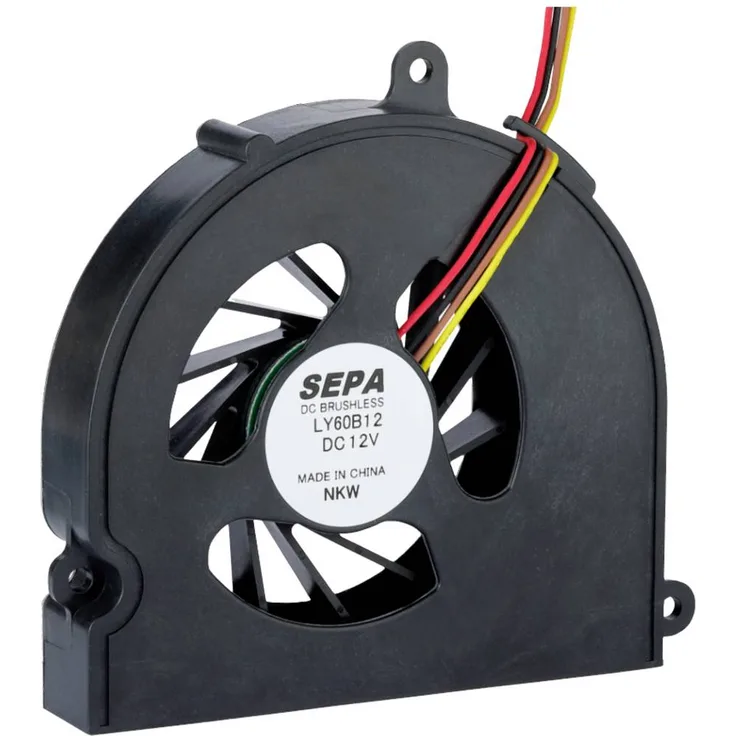 SEPA LY60B12FSEXXA Radiallüfter 12V, Industriequalität, 11.1 m³/h mit magnetisch fixiertem Gleitlager (Magfix®)