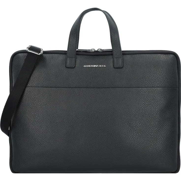 Mandarina Duck Laptophülle Mellow Urban Sleeve MWC02 (14"), Notebooktasche, Schwarz, stylische Aktentasche für Laptop und Unterlagen