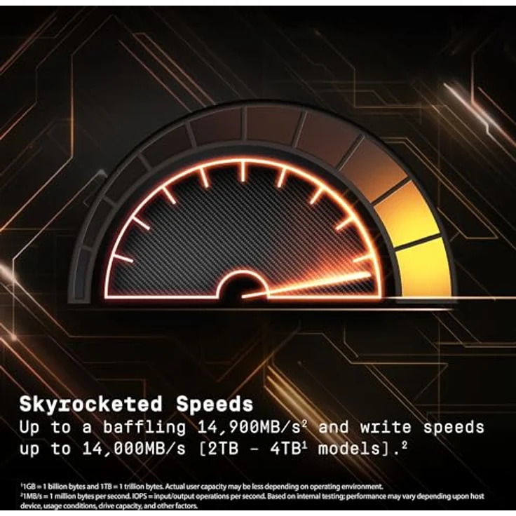 WD Black SN8100, 8TB M.2 NVMe SSD mit PCIe Gen5-Technologie, bis zu 14.900 MB/s Lese- und 14.000 MB/s Schreibgeschwindigkeit – Bild 6