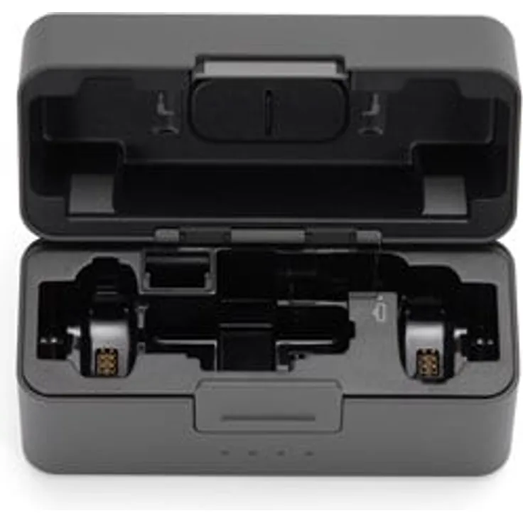 DJI Mic Mini 2S Charging Case, Ladecase mit 3,2 vollständigen Aufladungen und 40 Stunden Betriebszeit, für mobiles Recording