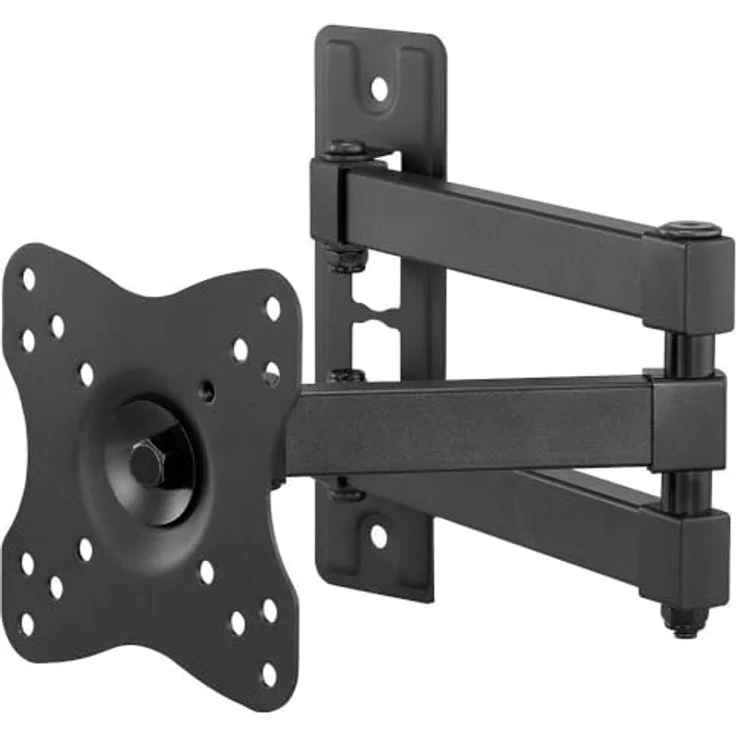 SpeaKa Professional Monitor-Wandhalterung SP-MM-1100, neigbar und schwenkbar für Displays 25,4 cm (10) - 81,3 cm (32), Schwarz – Bild 3