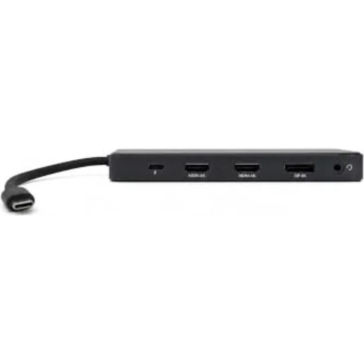 Nilox 12 in 1 USB-C Hub, Docking Station in Grau mit 12 Ports, Slim Fit, Plug & Play – Bild 3