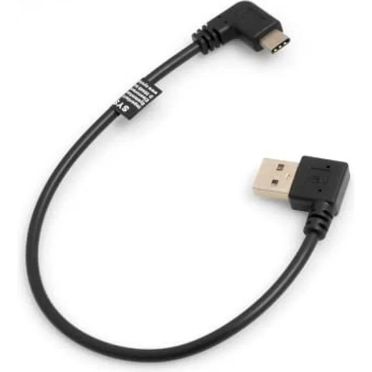 SYSTEM-S USB 3.1 Typ C zu USB 2.0 Winkel Stecker Kabel 27 cm – Bild 6