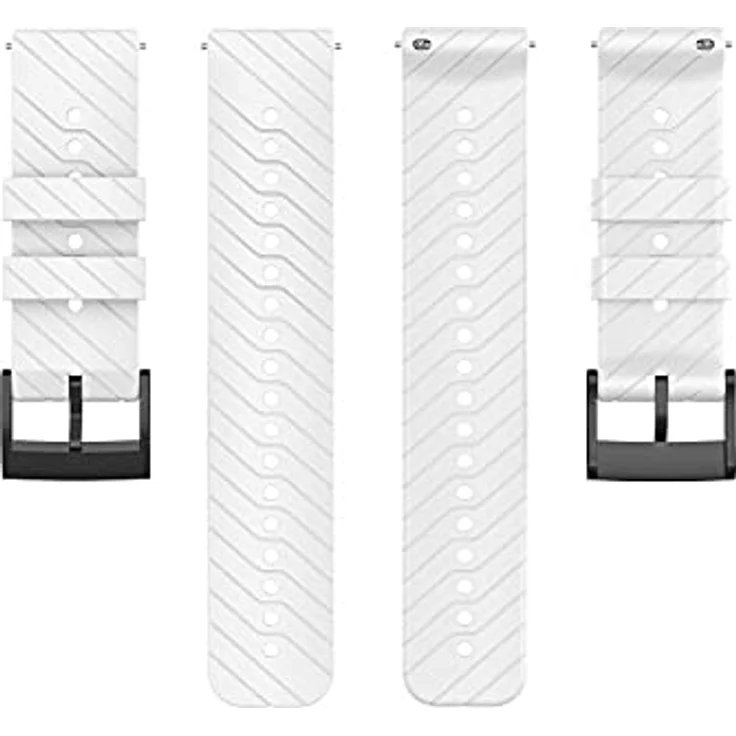 INF Uhrarmband für Suunto 7/9/9 Baro/D5, sportliches Silikonarmband mit Schnellverschluss und atmungsaktivem Design, schwarz – Bild 2