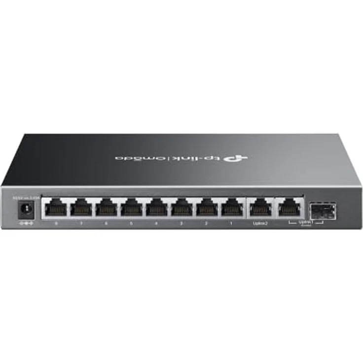 TP-Link Omada 10-Port Gigabit Easy Managed Switch mit 8-Port PoE+, 123W Power Budget, Metallgehäuse, automatische Wiederherstellung, Portisolierung, VLAN, IGMP Snooping, zentrales Cloud-Management – Bild 2