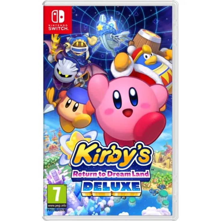 Nintendo Kirby's: Return to Dreamland - Deluxe, Nintendo Switch Spiel mit erweiterten Features und Koop-Modus